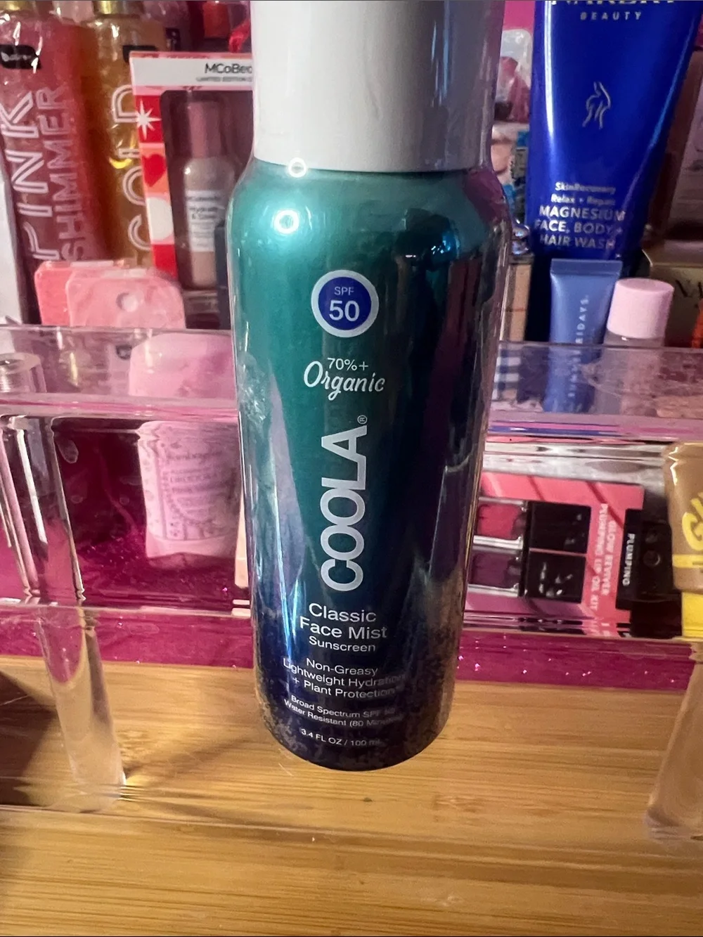 COOLA Classic Face Mist SPF 50 - Teal Metallic